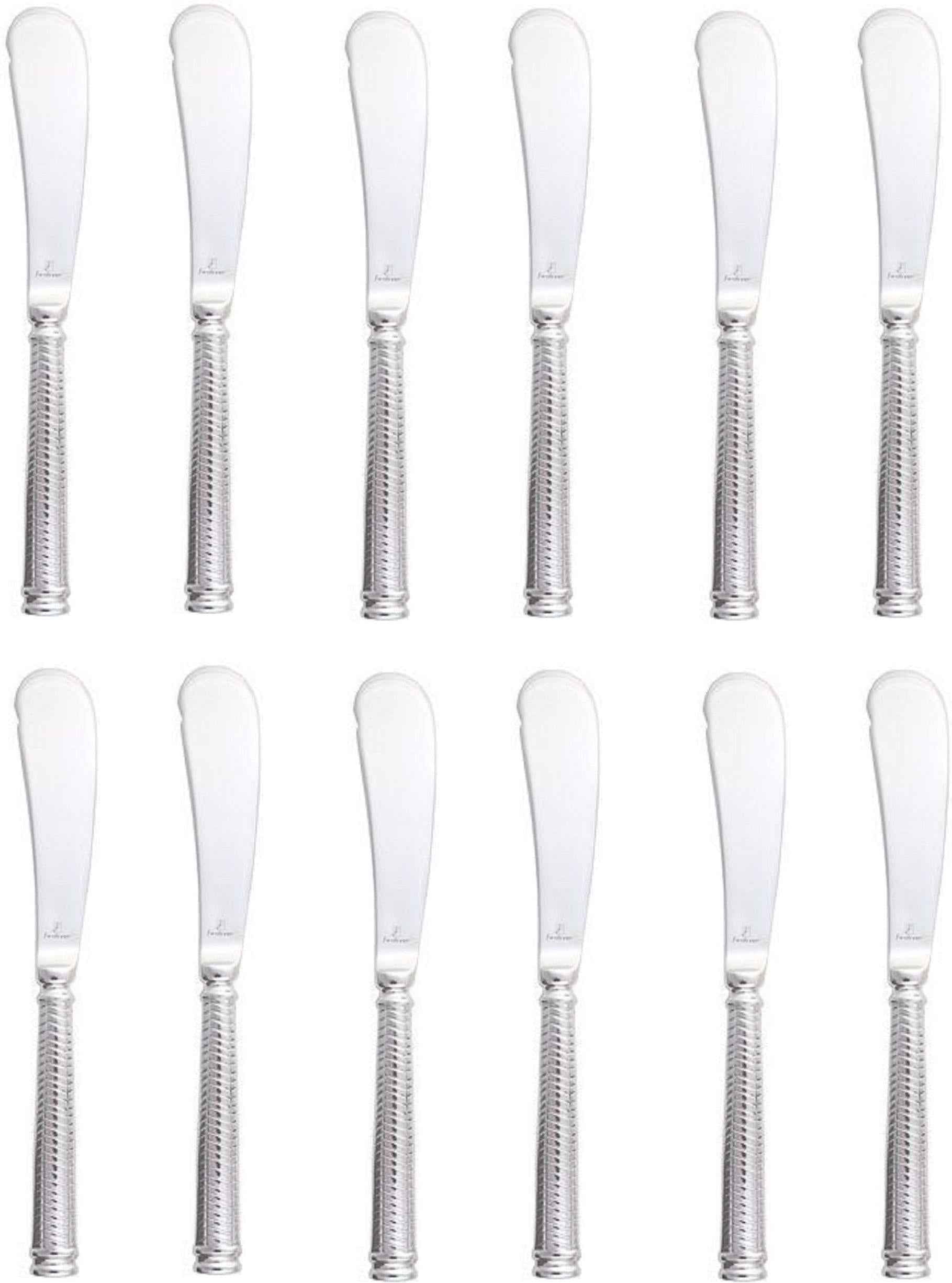 Fortessa - 6.9" Vivi Stainless Steel Butter Knives, Pack of 12 - 1.5.134.00.053 - DISCONTINUED