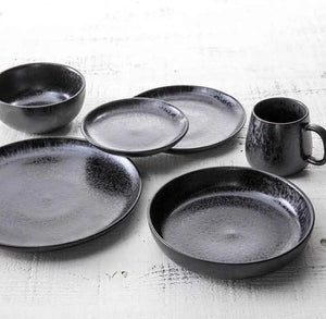 Fortessa - 8.5" Sound Midnight Coupe Soup Plates, Pack of 4 - 6400.SND.1339