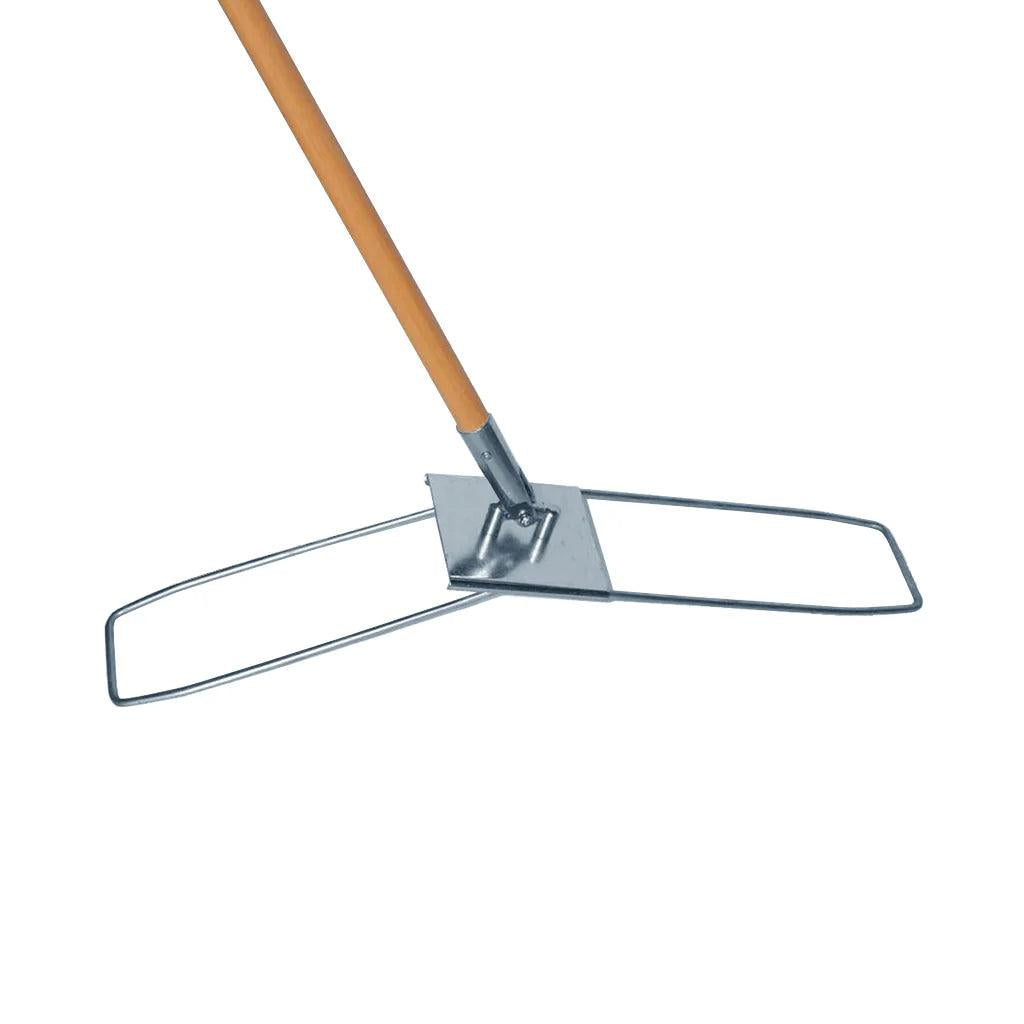 18" x 5" Silver Breakaway Dust Mop Frames for Slip - 3406