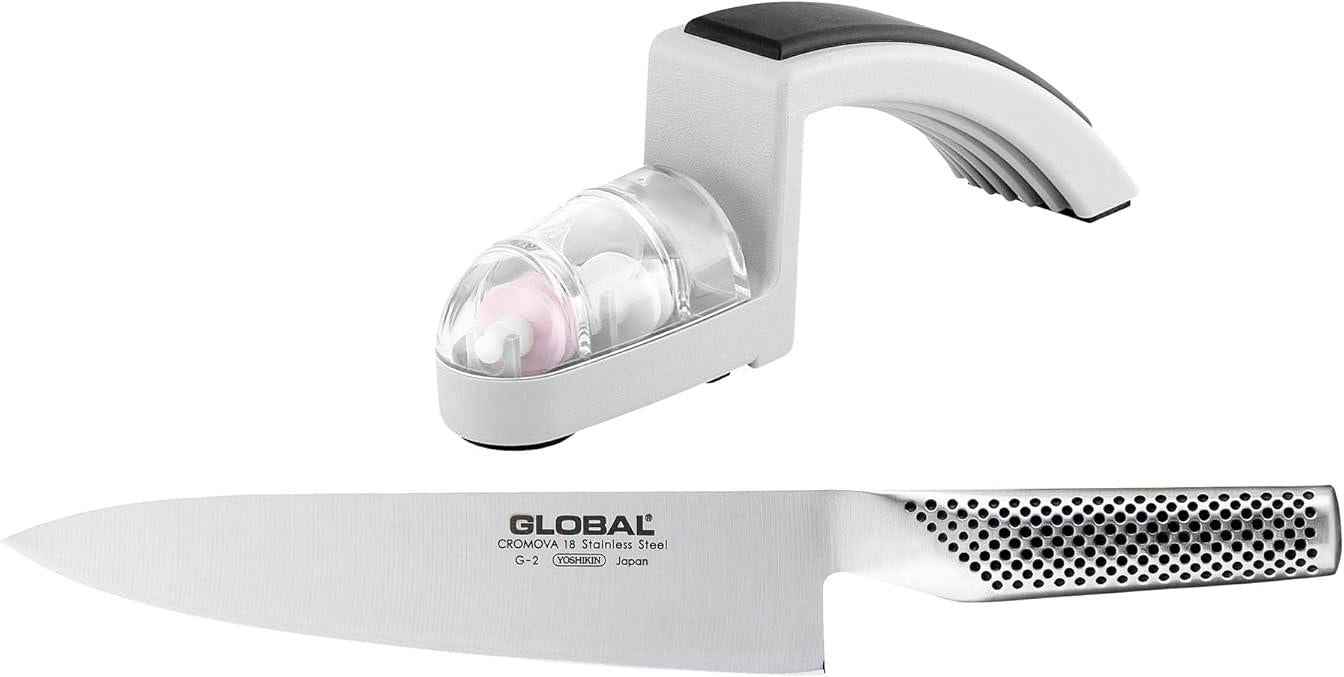 Global - GS Series 2-Piece Starter Set (G2 Chef's Knife, 220GB MinoSharp Sharpener) - G2220GB