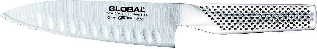 Global - G Series 6.5-Inch Fluted Cook's Knife - G79