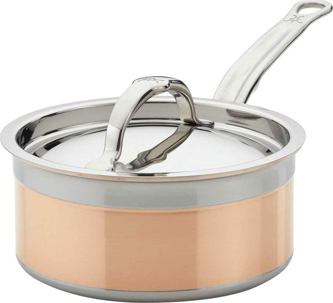 Hestan - 20 cm/3 QT Copper Bond Induction Copper Covered Saucepan - 31595