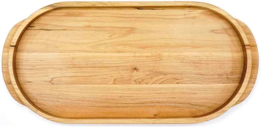 J.K. Adams - 21.5 x 10 x 1.25" Maple Elmore Serving Platter - ESP-2010-M - DISCONTINUED