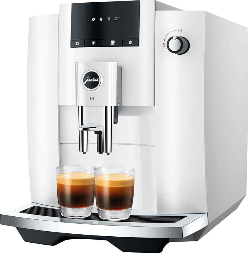 Jura - E4 Automatic Coffee Machine Piano White - 15560 - DISCONTINUED