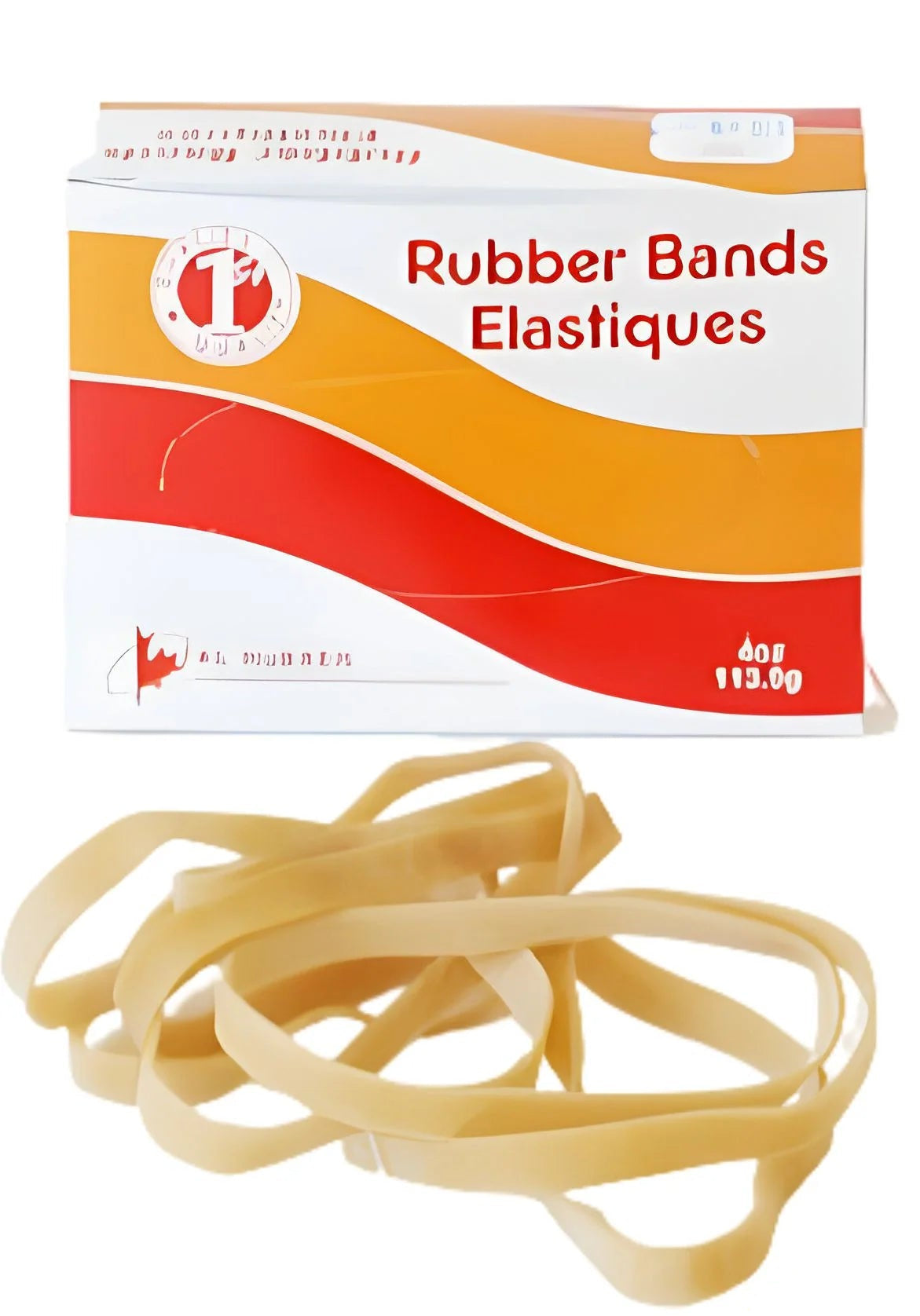 KL Rubber - #32 Natural Biodegradable Elastic Rubber Bands, 1lb/Pk - RB32