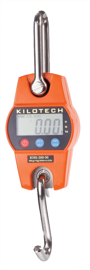 Kilotech - 300 kg / 600 lb KHS 200, 600 lb x 0.2 lb Mini Crane Scale - K854503