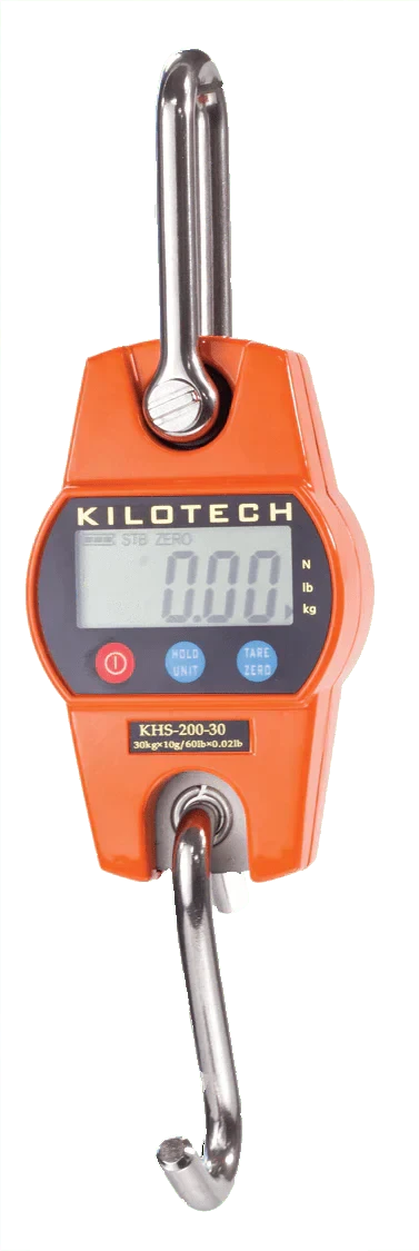 Kilotech - 300 kg / 600 lb KHS 200, 600 lb x 0.2 lb Mini Crane Scale - K854503
