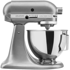 KitchenAid - 4.5 QT Ultra Power Plus Contour Silver Tilt-Head Stand Mixer  - KSM96CU