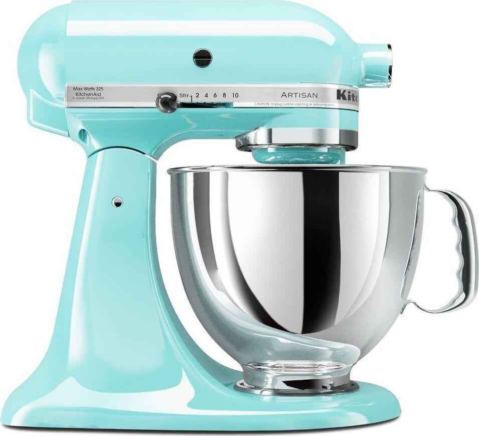 KitchenAid - 5 Qt Artisan Ice Blue Tilt-Head Stand Mixer - KSM150PSIC