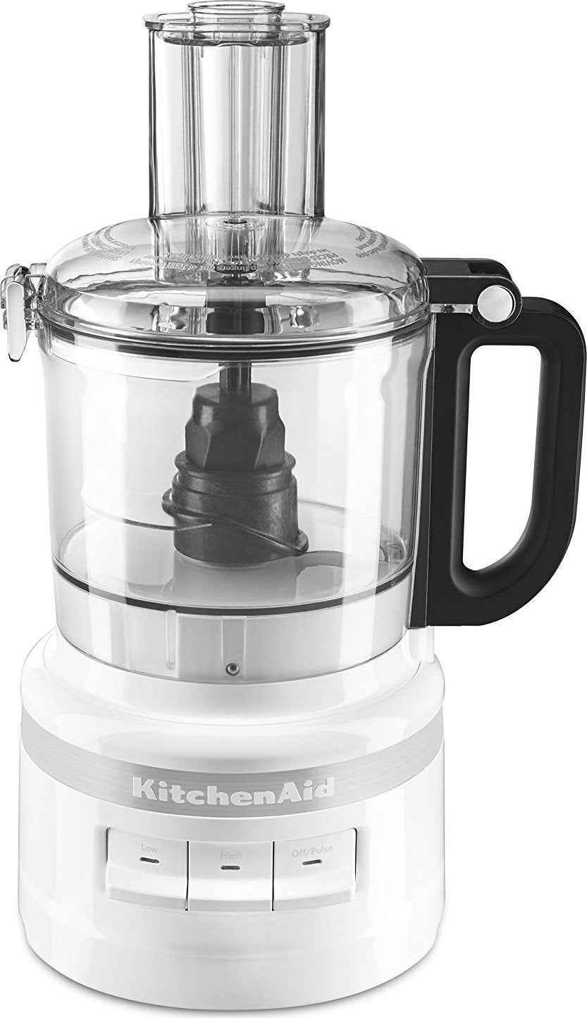 KitchenAid - 7-Cup White Food Processor - KFP0718WH