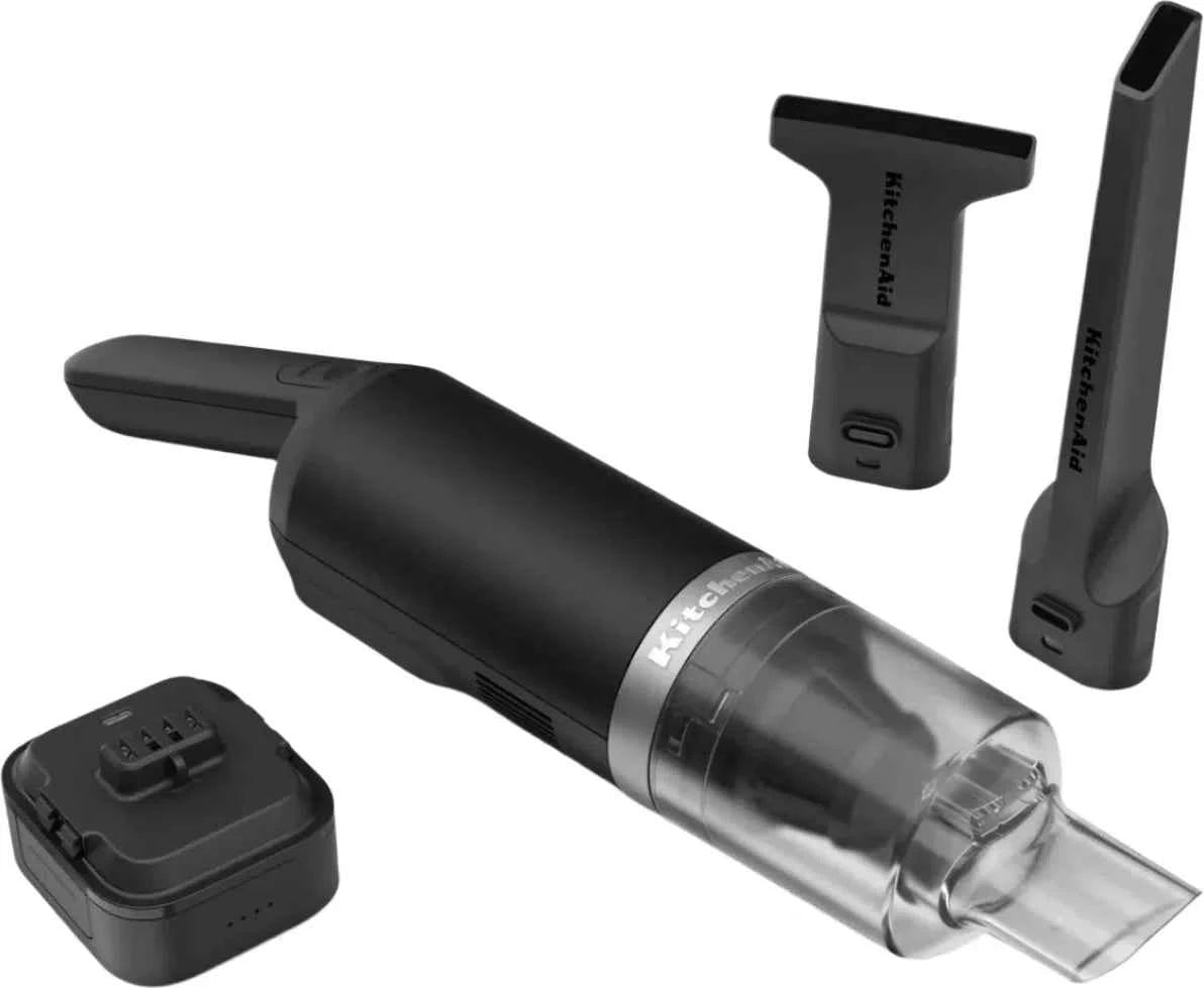 KitchenAid - Black Matte Cordless Kitchen Vacuum - Battery Included - KKVR121BM