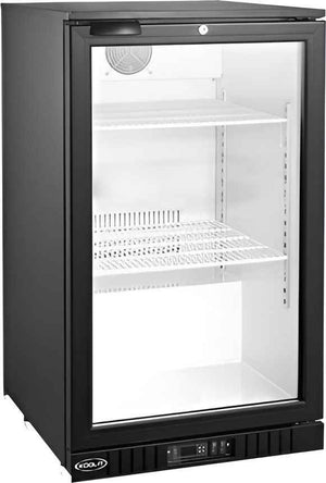 Kool-It - Commercial Black 24-Inch Swing Glass Door Merchandiser Refrigerator - KGM-6 - Discontinued