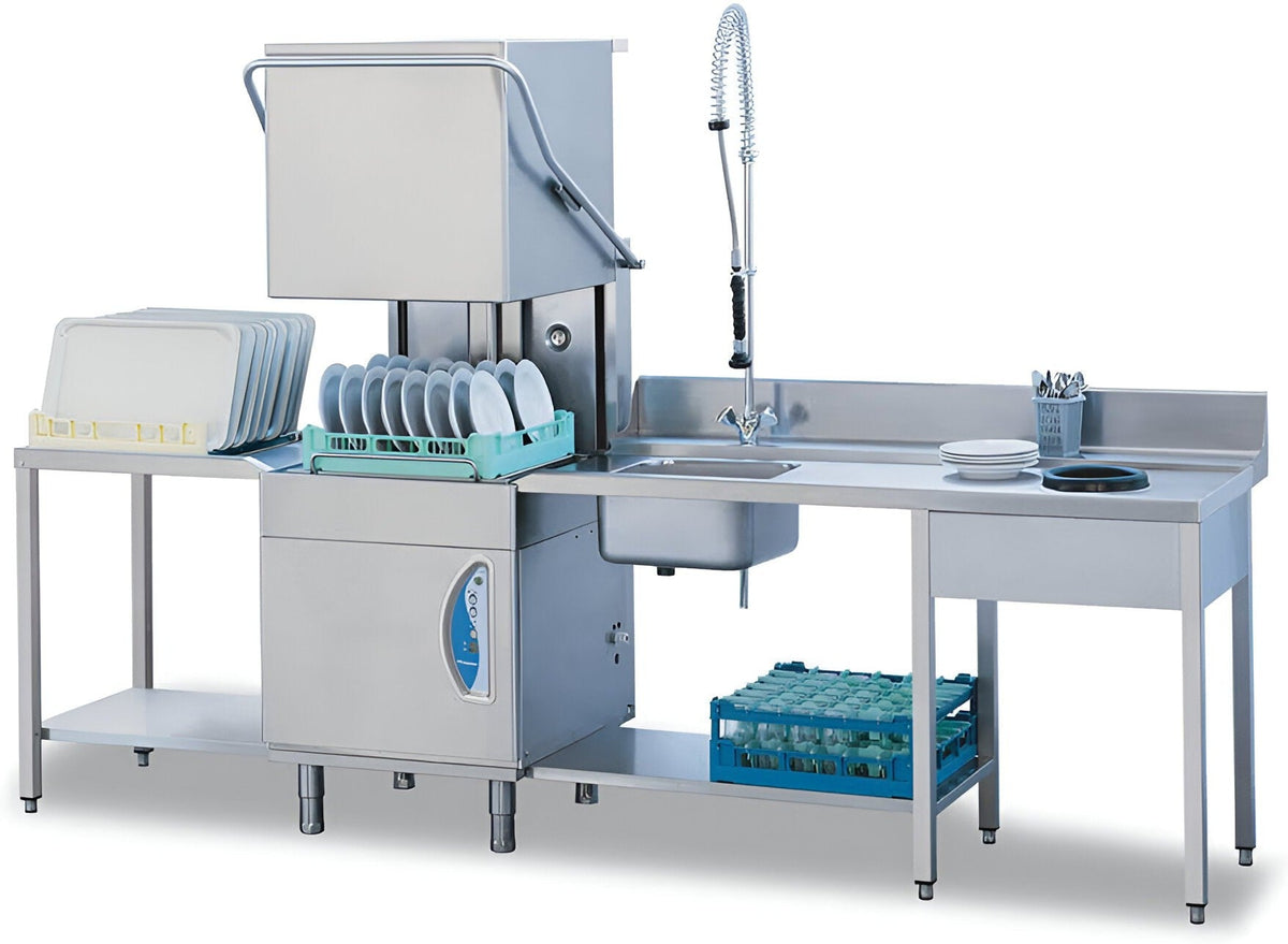 Lamber - High-Temperature Pass-Through Dishwasher With Soap Pump - L21EKS