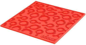 Lodge - 7" Square Silicone Trivet With Skillet Pattern Red - AS7SKT41