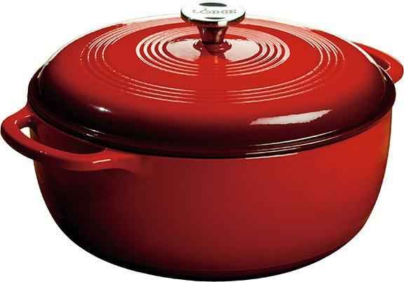 Lodge - 7.4 L (7.8 Qt) 7.4-Litre Dutch Oven Red - EC7D43