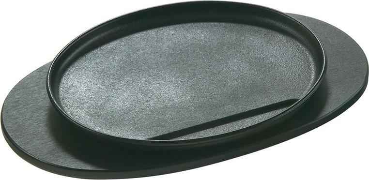 Lodge - Oval Wood Underliner - Ebony Black Stain - UAJB