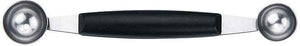 Mercer - 0.8" and 1" Double Melon Baller with Black Handle in Packaged - M15100P