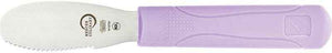 Mercer - 3.5" Japanese Steel Wavy Edge Spreader with Purple Handle - M18780PU
