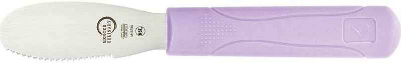 Mercer - 3.5" Japanese Steel Wavy Edge Spreader with Purple Handle - M18780PU