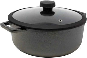 Meyer - 24 cm/4 L Cast Iron Sauteuse With Lid knob Bilingual Packaging - 48241 - DISCONTINUED