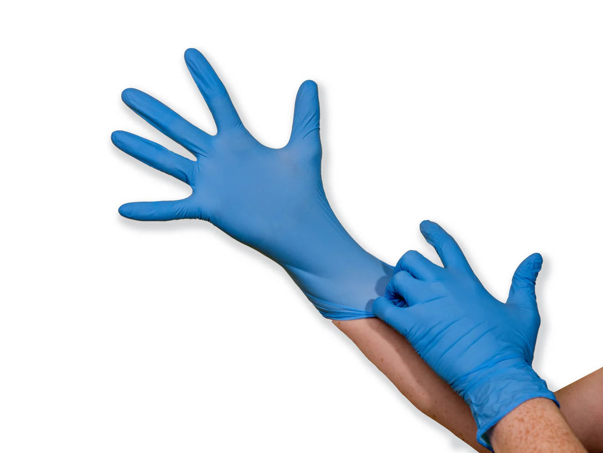 Duracore - 5 Mil Large Blue Nitrile Gloves, 100/Bx