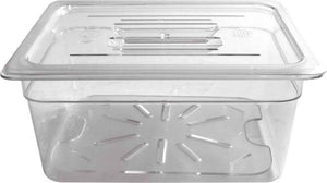 Omcan - 1/2 Size 6-Inch Deep Clear Food Pan, Pack of 10 - 80064