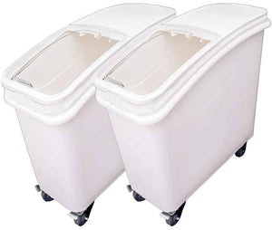 Omcan - 79.5 L Ingredient Bin with Sliding Lid and Scoop - 80985