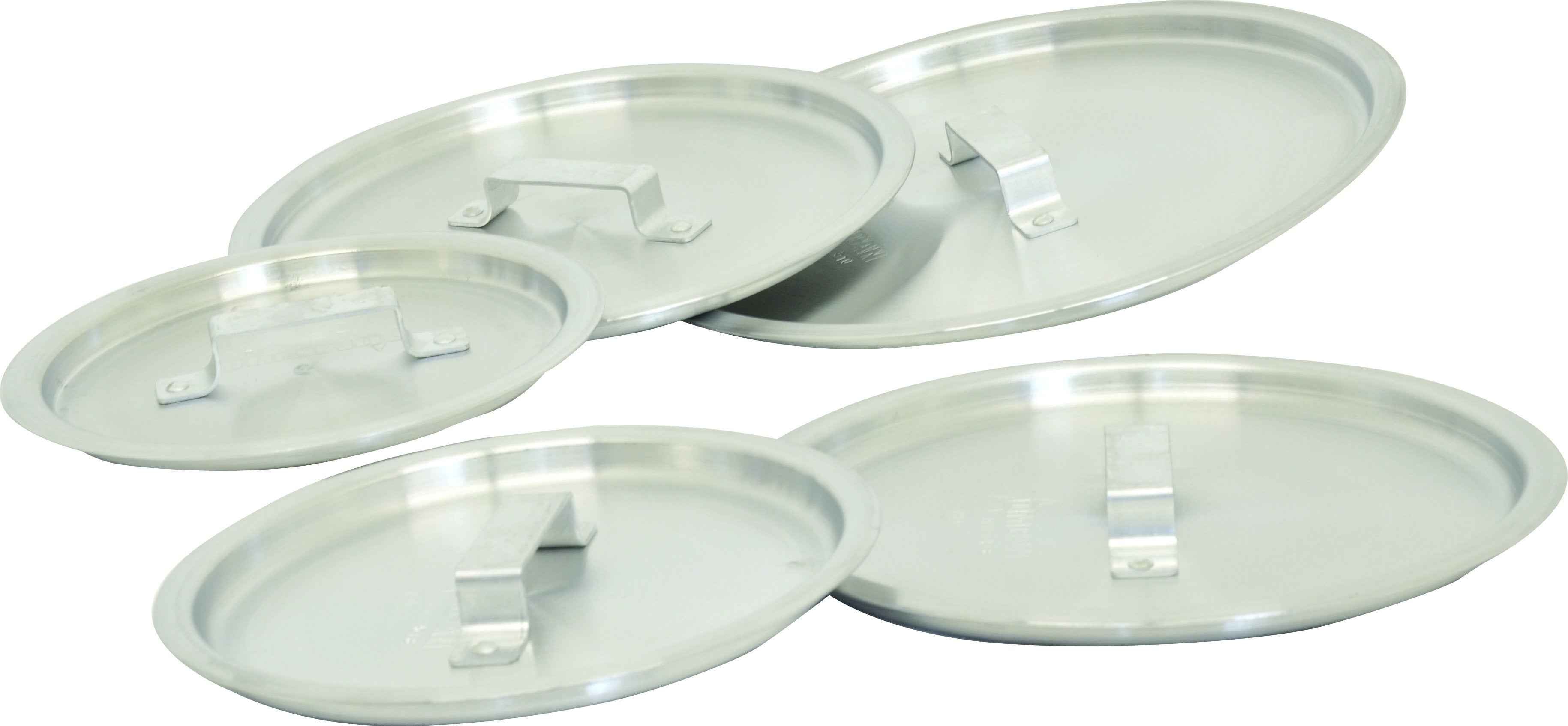 Omcan - Aluminum Cover for 100 Qt Stock Pot (80483) and 28 Qt Brazier Pan (80484), Pack of 5 - 80482 - Discontinued