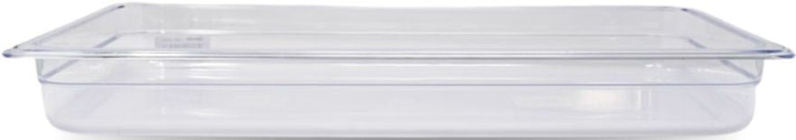Omcan - Full Size 2.5" Deep Clear Food Pan, Pack of 6 - 80056