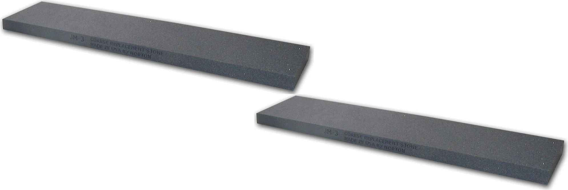 Omcan - Norton Replacement Sharpening Oil Stone JM3 Coarse Crystolon, Pack of 2 - 10971