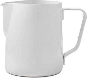 Rhino - 20 Oz (600ml) White Stealth Milk Pitcher - RHWH20Oz - Special Order Item, ETA 4-6 Weeks