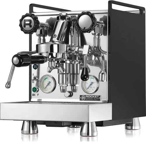 Rocket Espresso - MOZZAFIATTO-V Black Espresso Machine with PID and Shot Timer - R01-RE851S3B11 - DISCONTINUED