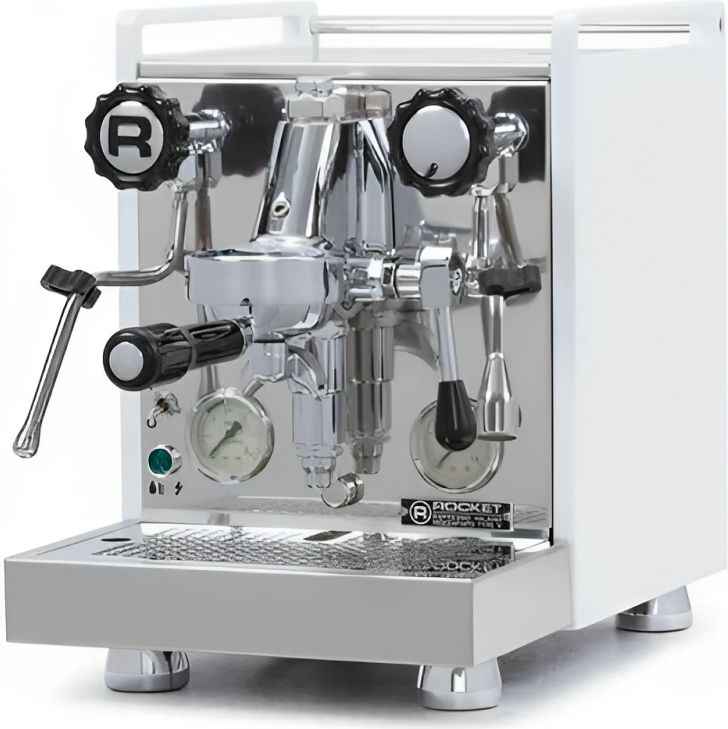 Rocket Espresso - MOZZAFIATTO-V White Espresso Machine with PID and Shot Timer - R01-RE851S3W11 - DISCONTINUED