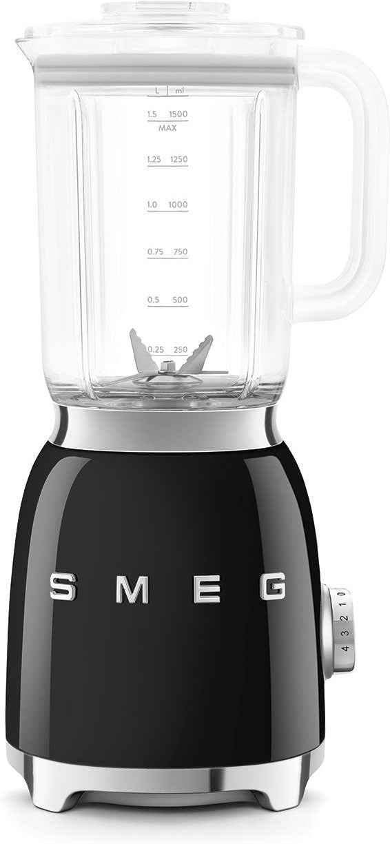 Smeg - 50's Retro Style 1.6 Qt Retro 50's Style Black Table Blender - BLF03BLUS - Discontinued
