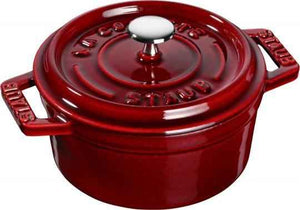 Staub - Cast Iron 0.26 Qt Mini Cocotte Grenadine 0.25-Litre - 40509-805