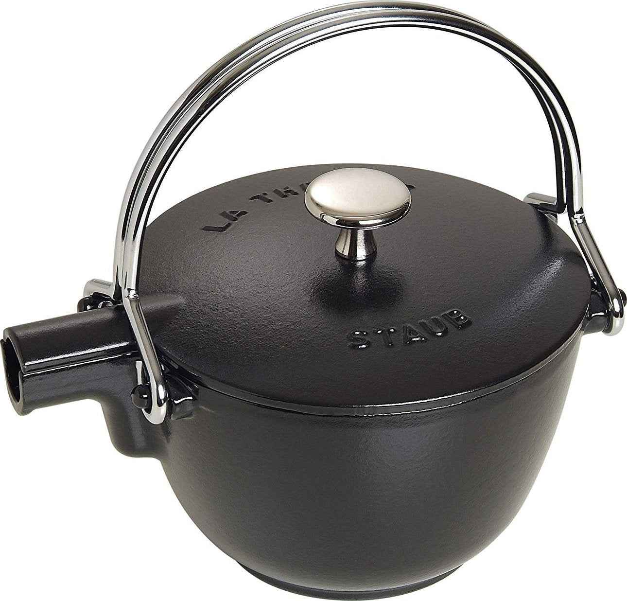 Staub - 1.16 Qt Cast Iron Tea Kettle Black 1.1-Litre - 40509-421