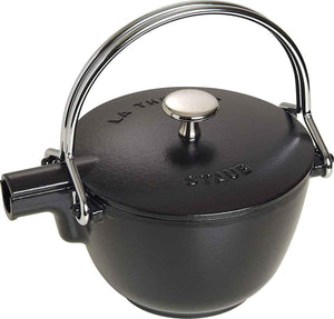 Staub - 1.16 Qt Cast Iron Tea Kettle Black 1.1-Litre - 40509-421