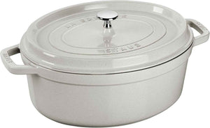 Staub - 7 QT Oval Cocotte White Truffle 6.7L - 40501-448