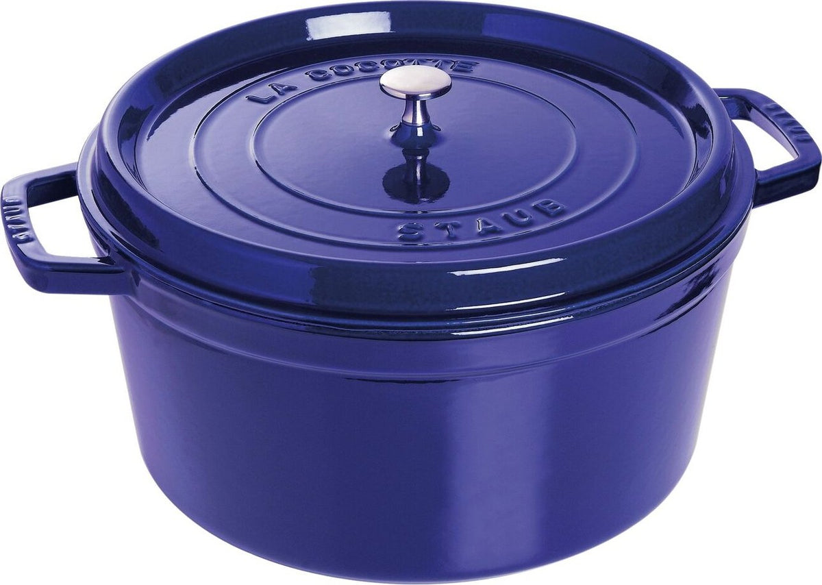 Staub - 7 QT Round Cocotte Dark Blue 6.7L - 40510-285