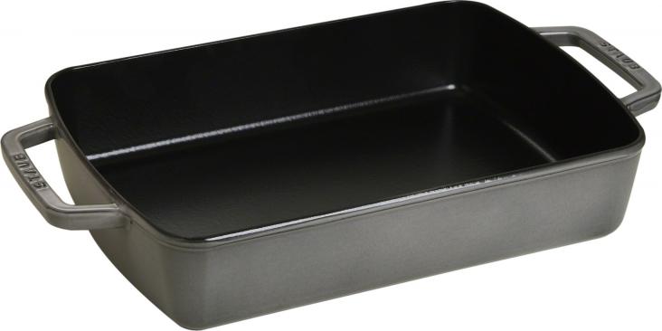 Staub - 8" x 12" Cast Iron Roaster Graphite Grey - 40510-324