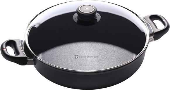 Swiss Diamond - 11" HD Classic Induction Sauteuse with Lid (28 cm) - 6628iC