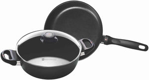Swiss Diamond - XD Non-Stick Induction Fry Pan & Casserole with Lid, Pack of 3 Piece - XDSET6008i