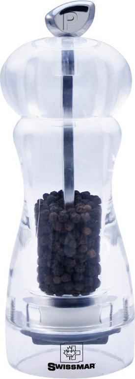 Swissmar - Classic Alice 6" Acrylic Pepper Mill (15cm) - SM300203 - DISCONTINUED