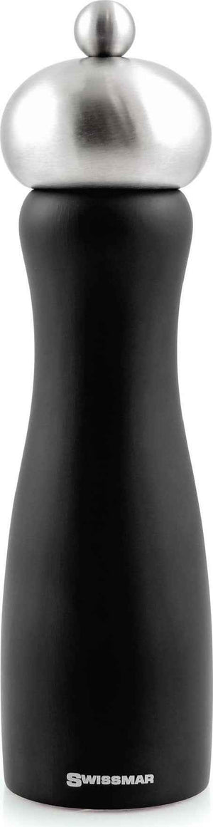 Swissmar - Classic Belle 8" Black Matte Salt Mill with Stainless Steel Top - SMS2001MB - DISCONTINUED