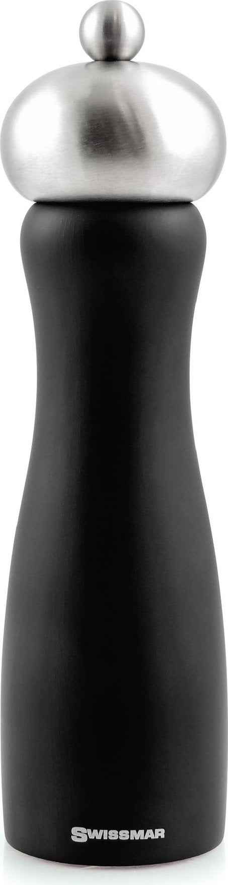 Swissmar - Classic Belle 8" Black Matte Salt Mill with Stainless Steel Top - SMS2001MB - DISCONTINUED