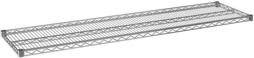 Tarrison - Commercial 72-Inch x 18-Inch Wire Shelf with Chrome Plated Finish - S1872C