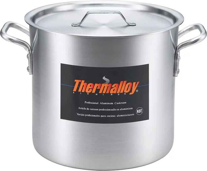 Thermalloy - 8 QT Aluminum Stock Pot - 5813108 (Lid Not Included)