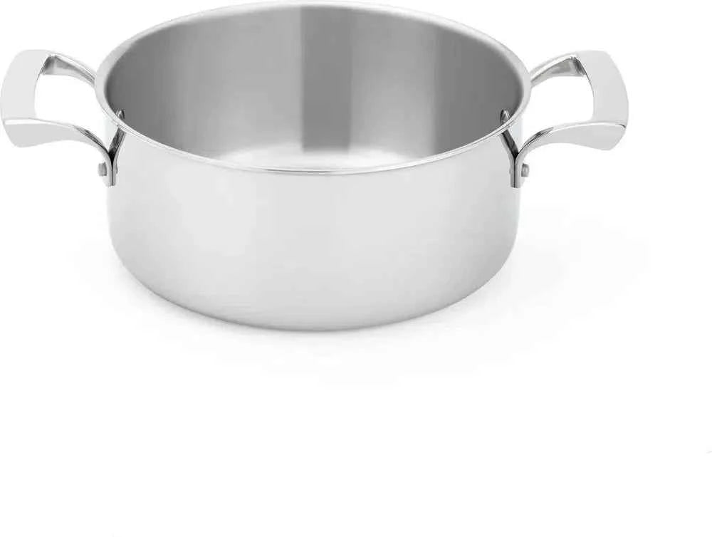 Thermalloy - 8.66" Tri-Ply Stainless Steel Sauce Pot with Handle - 5724224