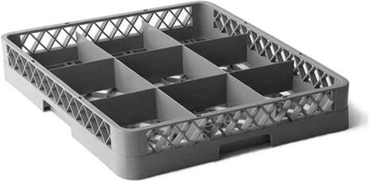 TiSA - 16 Compartment Grey Dishwashing Rack - TS1616 - DISCONTINUED