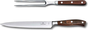 Victorinox - Stainless Steel & Rosewood 2-Piece Grand Maître Carving Set - 7.7240.2